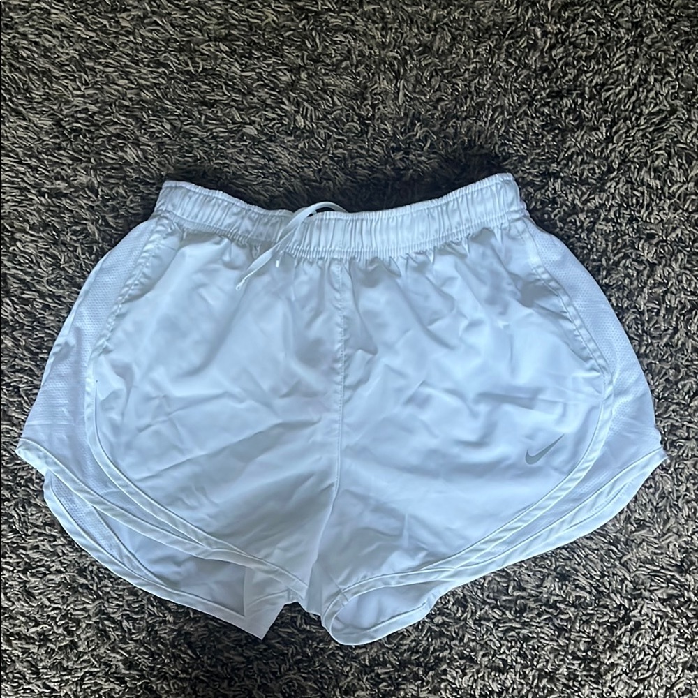 Nike Women's White Athletic Shorts